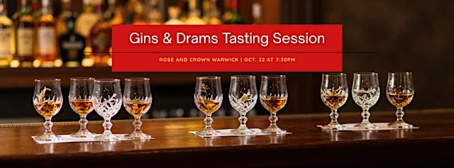 Gins and Drams at The Rose & Crown