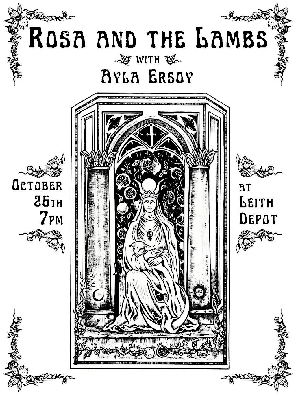 Rosa and the Lambs with Ayla Ersoy at Leith Depot
