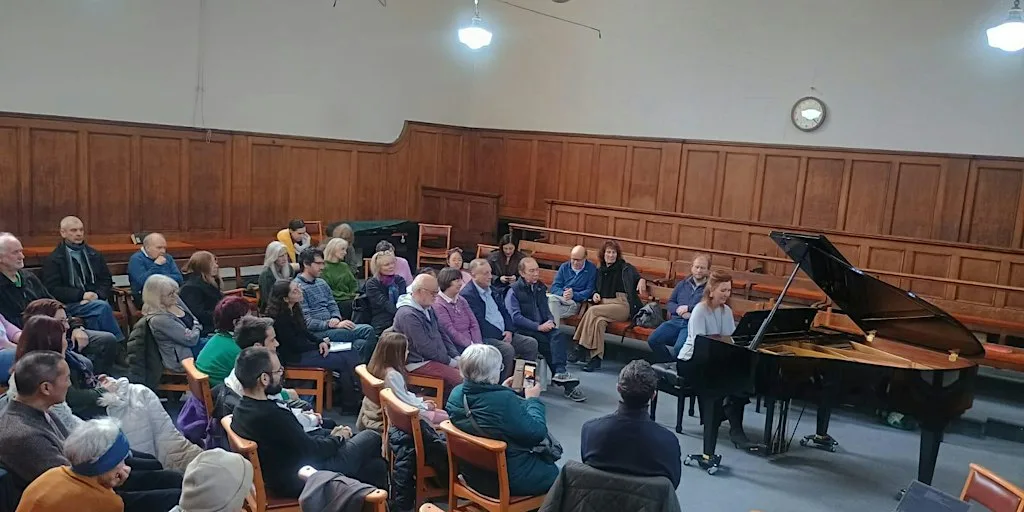 Let's Play The Piano Norwich - October Event - Audience Welcome at Norwich Quaker Meeting House
