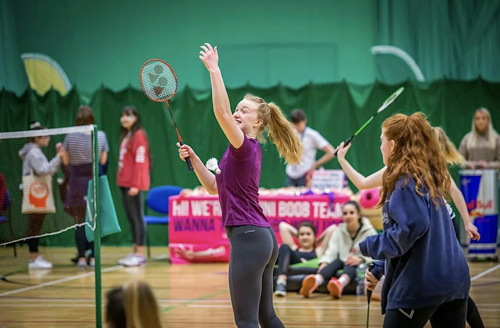 Empower x Raveminton at Jubilee Sports Centre