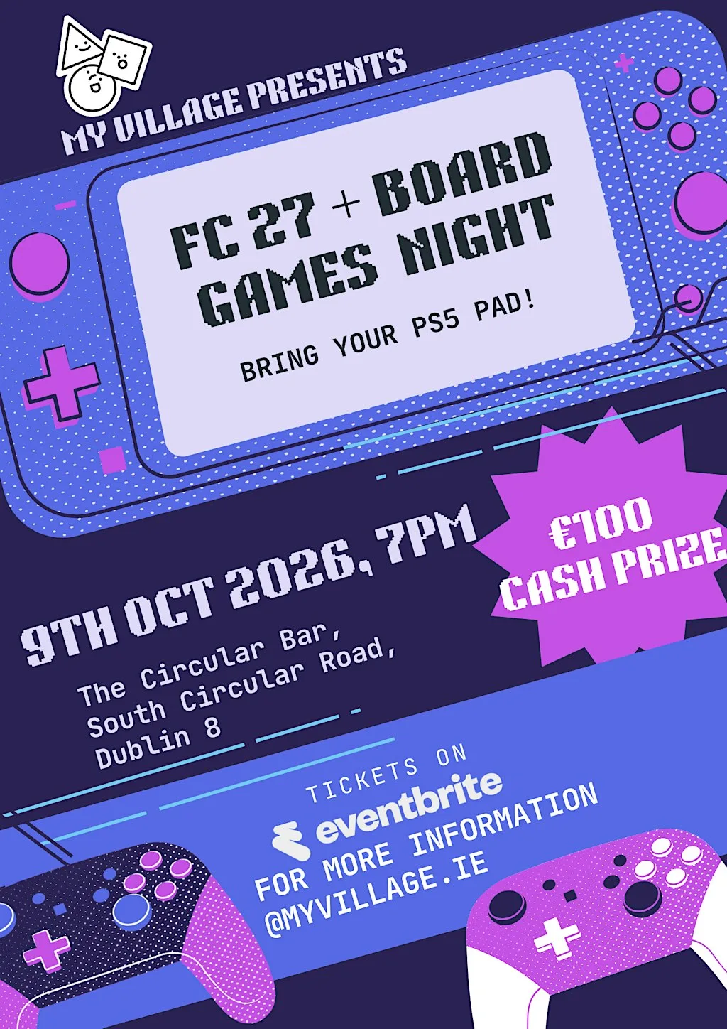 MyVillage FC 27 & Board Games Tournament at The Circular - Bar, Cafe & Events