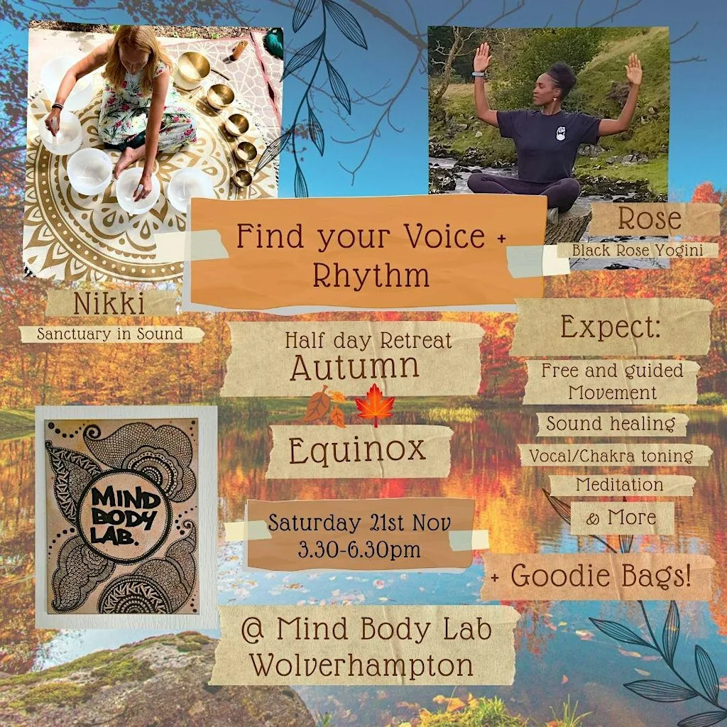 Find Your Rhythm & Your Voice - Autumn Equinox Retreat