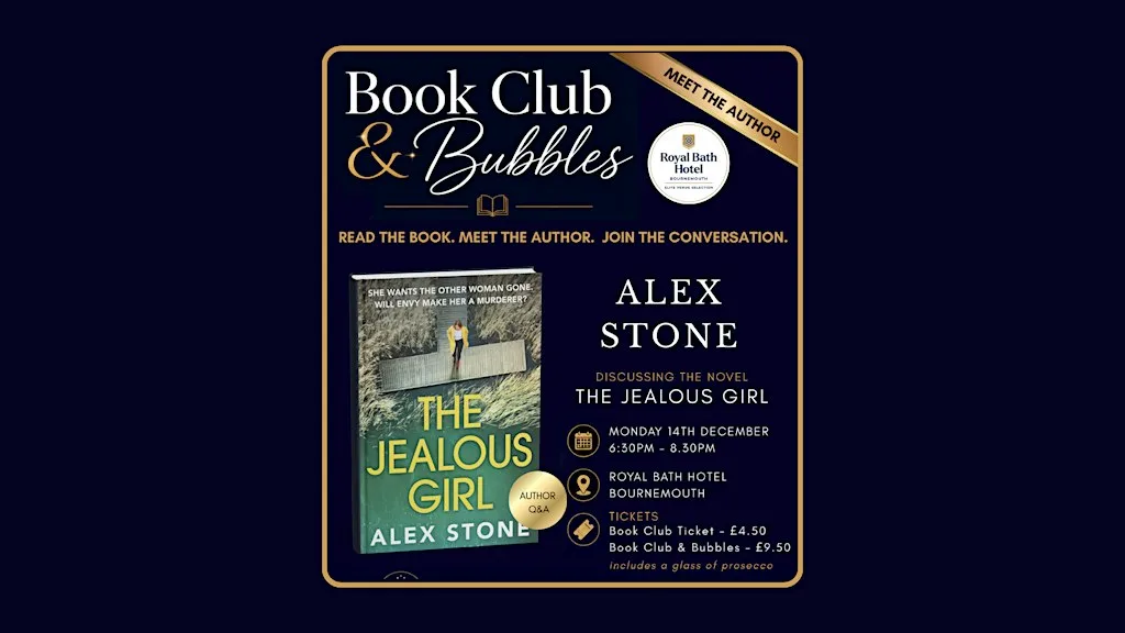 Book Club & Bubbles - With Alex Stone at Royal Bath Hotel