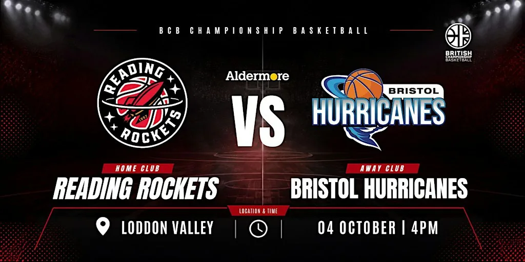 BCB LEAGUE | Aldermore Reading Rockets vs Bristol Hurricanes at Loddon Valley Leisure Centre