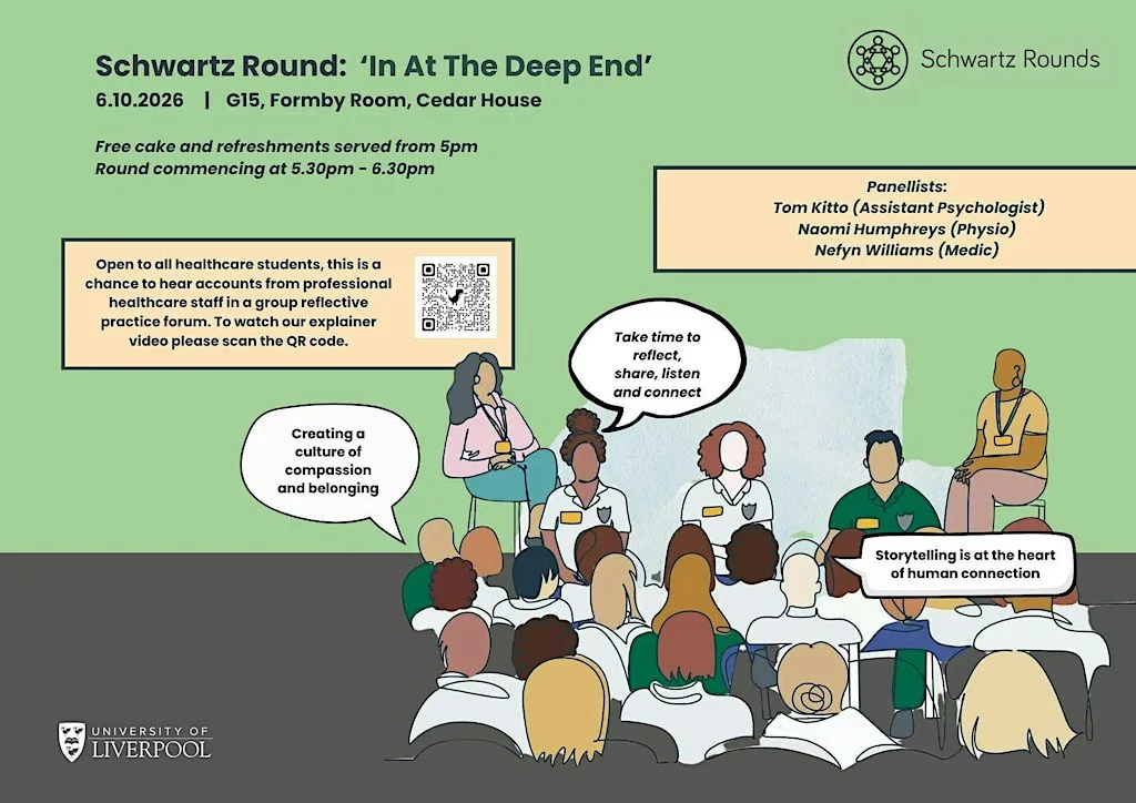 Schwartz Round - In At The Deep End at University of Liverpool