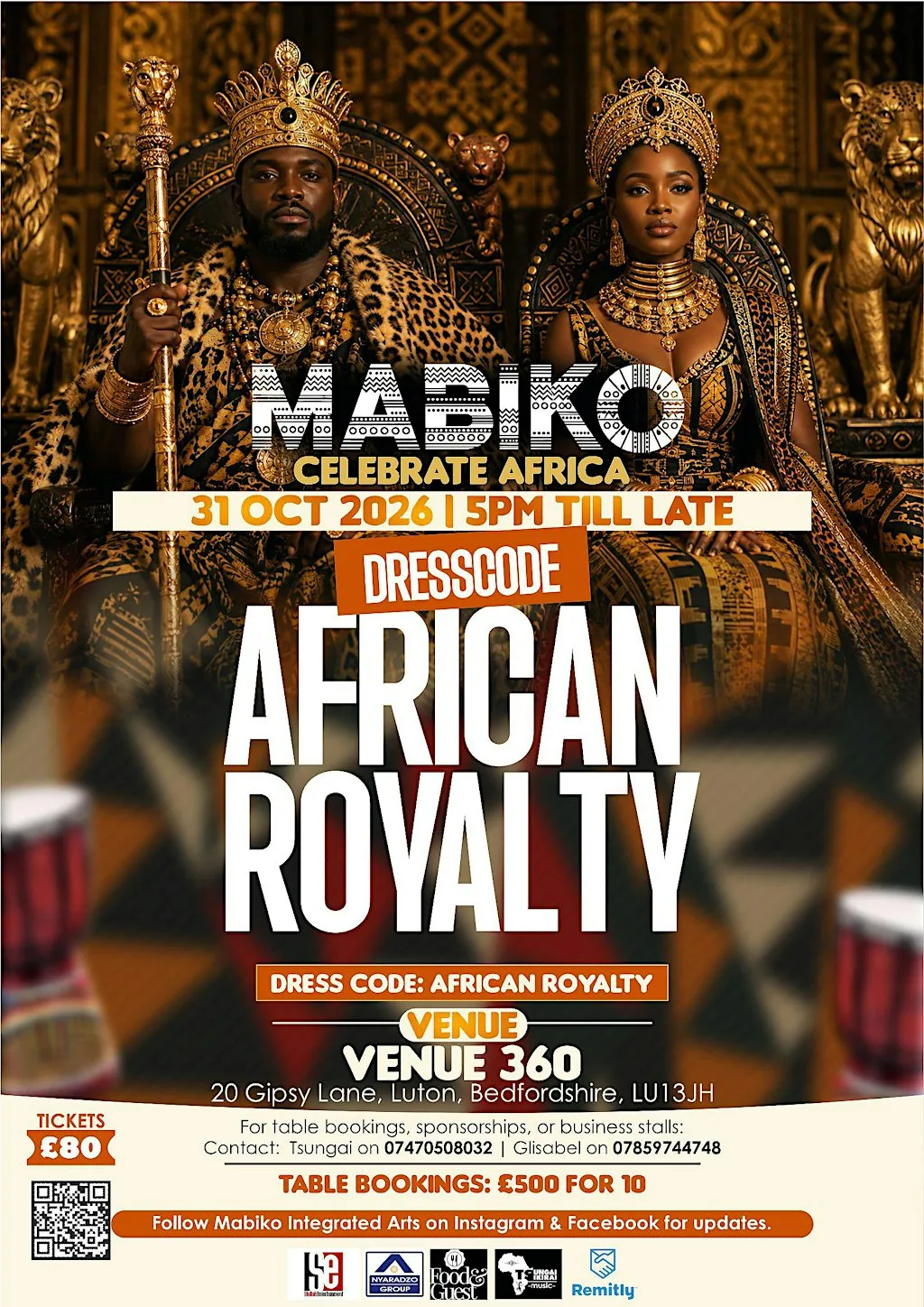 Mabiko: Celebrate Africa at Venue 360 - The Riverside