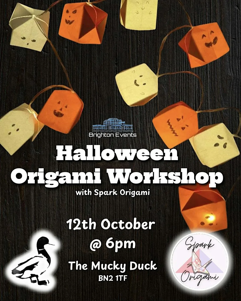 Halloween Origami Workshop: Lantern Lights