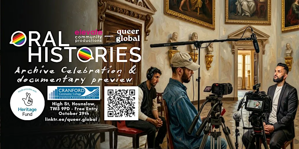 QUEER GLOBAL CELEBRATION: DOCUMENTARY PREVIEW & DIGITAL ARCHIVE LAUNCH at Cranford Community College