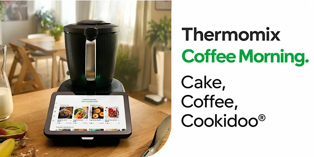 Thermomix Coffee Morning – Cake, Coffee & Cookidoo at West Kirby Cooking Studio