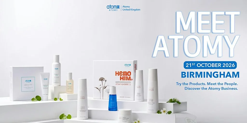 Meet Atomy Birmingham (21st October 2026) at ibis Birmingham New Street Station