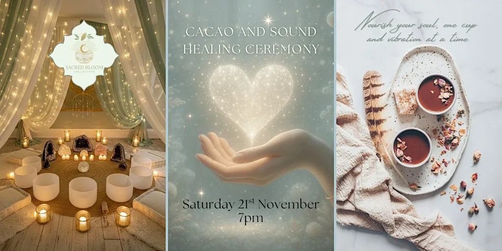 Cacao and Sound Healing Ceremony - nourish your light at Lunasecret