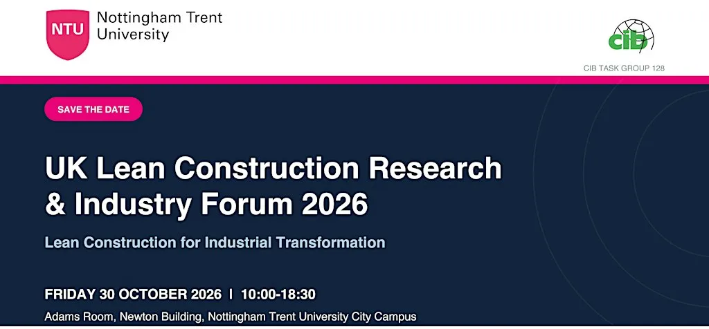 UK Lean Construction Industry & Research Forum 2026