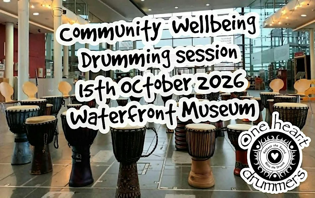 Community Wellbeing Drumming session for the 3rd sector