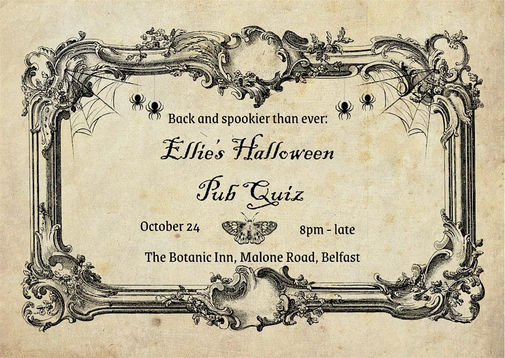 Ellie's Halloween Pub Quiz at The Botanic Inn