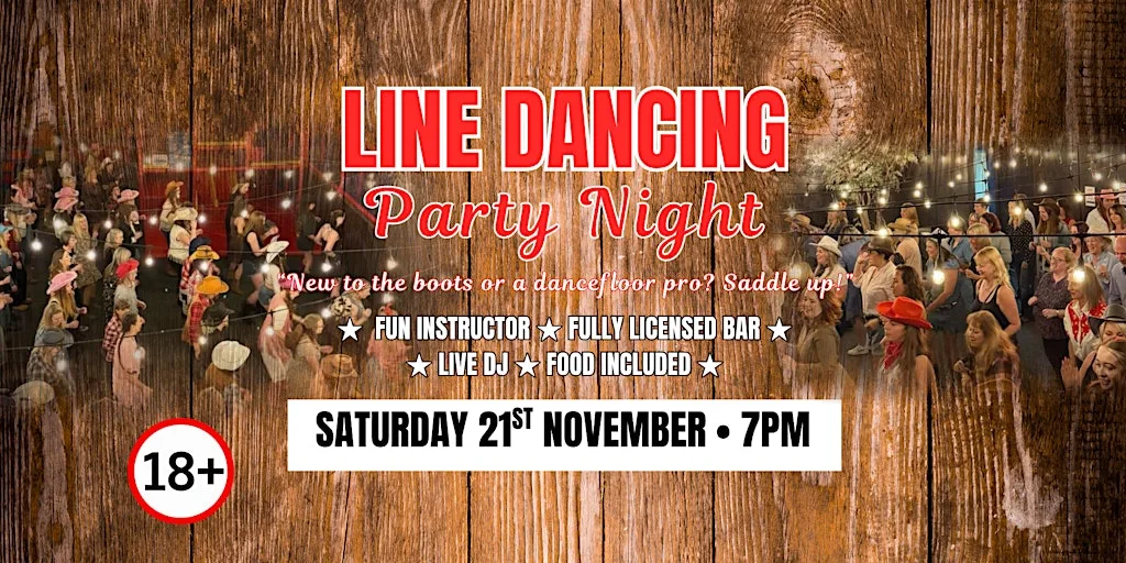 Line Dancing Party Night!
