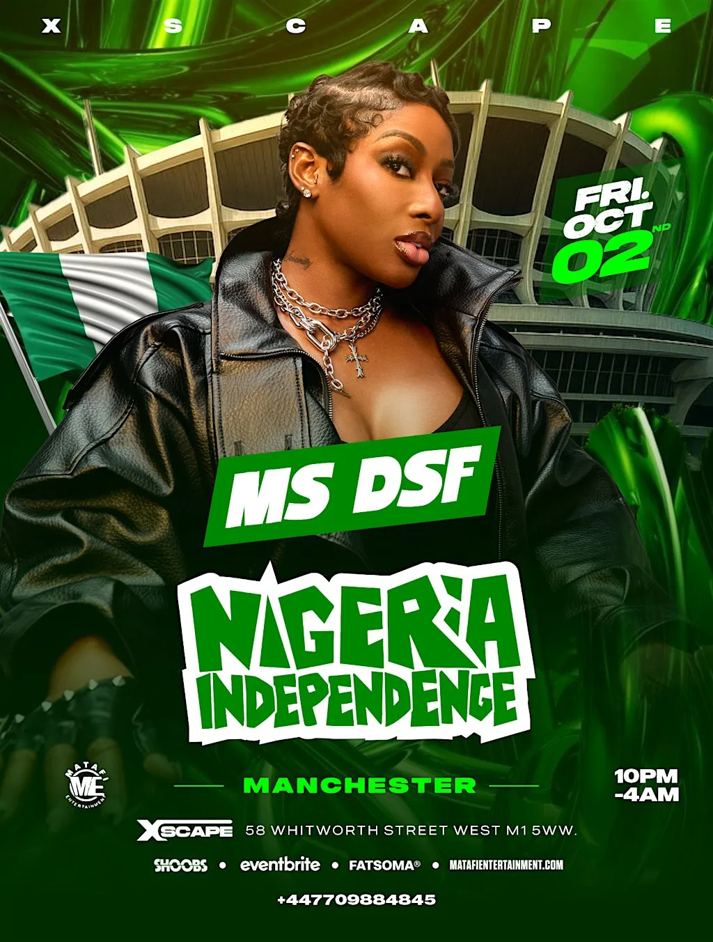 MS DSF In Manchester - NAIJA INDEPENDENCE PARTY at Xscape Manchester