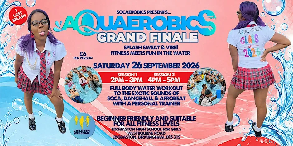 AQUAEROBICS GRAND FINALE 2pm-3pm