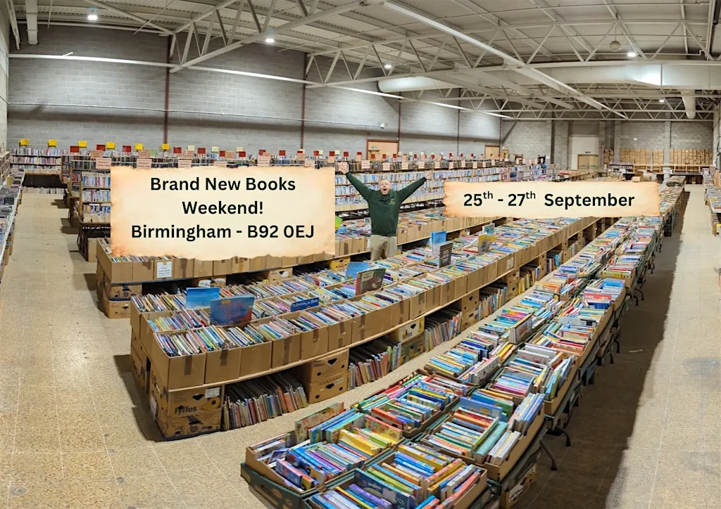 BRAND NEW BOOKS FOR £5 WEEKEND - BIrmingham | UK Bookfest at The National Conference Centre