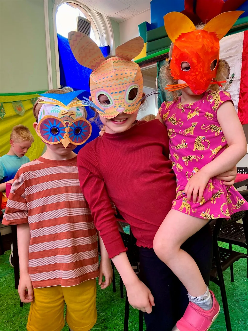 Mexican Mask Family Craft Activity at Barrow Bid Company Limited