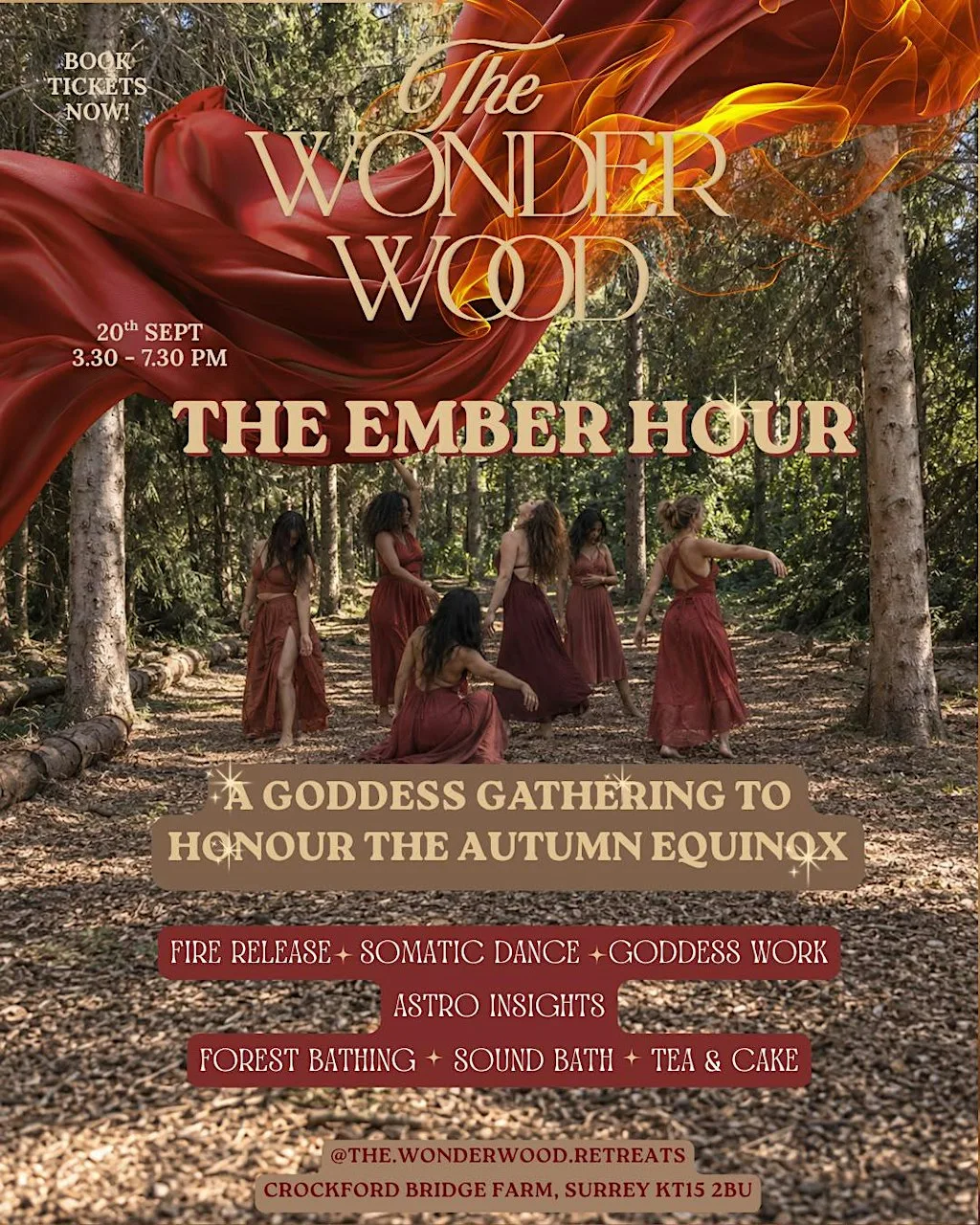 THE EMBER HOUR An Autumn Equinox Goddess Gathering at Crockford Bridge Farm