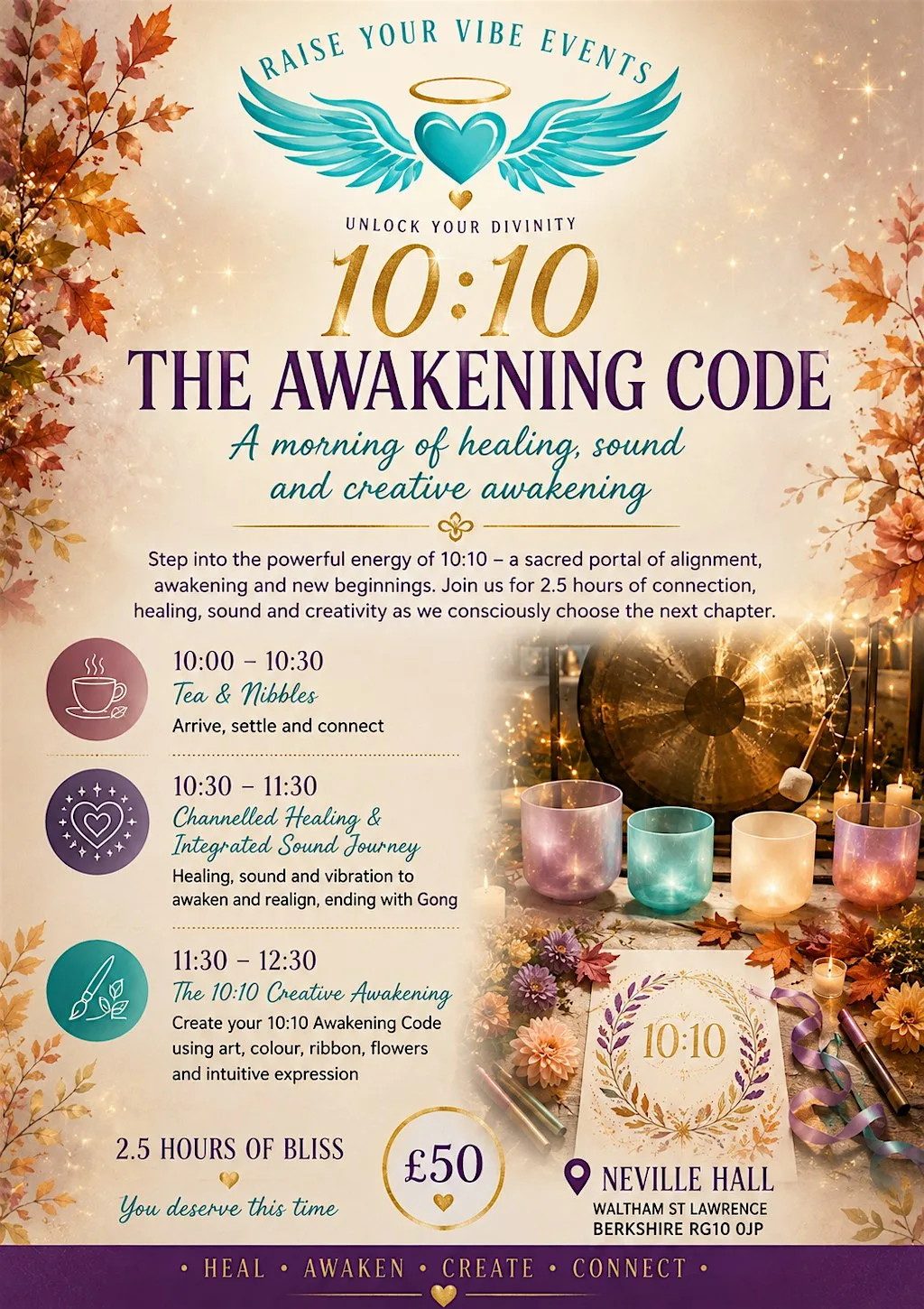 Autumn Retreat Morning (Sound & Gong Bath) at Neville Hall
