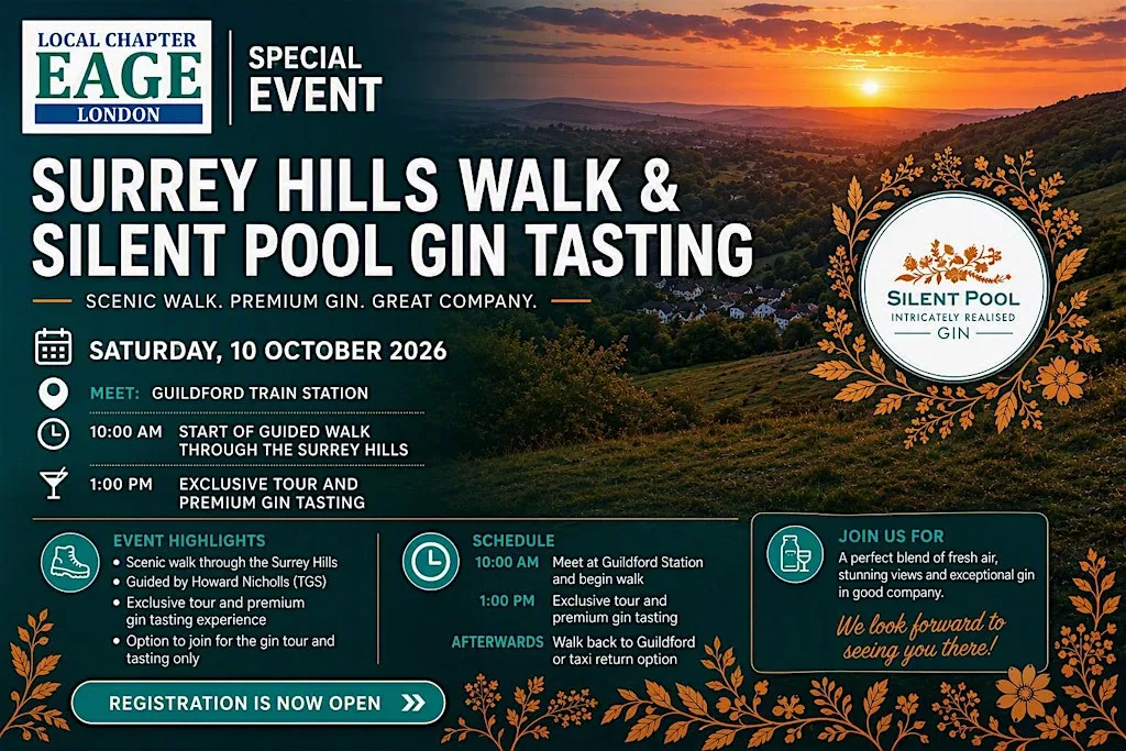 EAGE London: Surrey Hills Walk & Silent Pool Gin Tasting