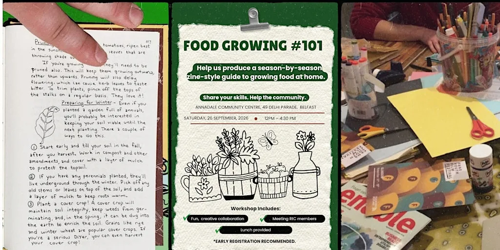 Food Growing #101 -Gardening Zine Workshop