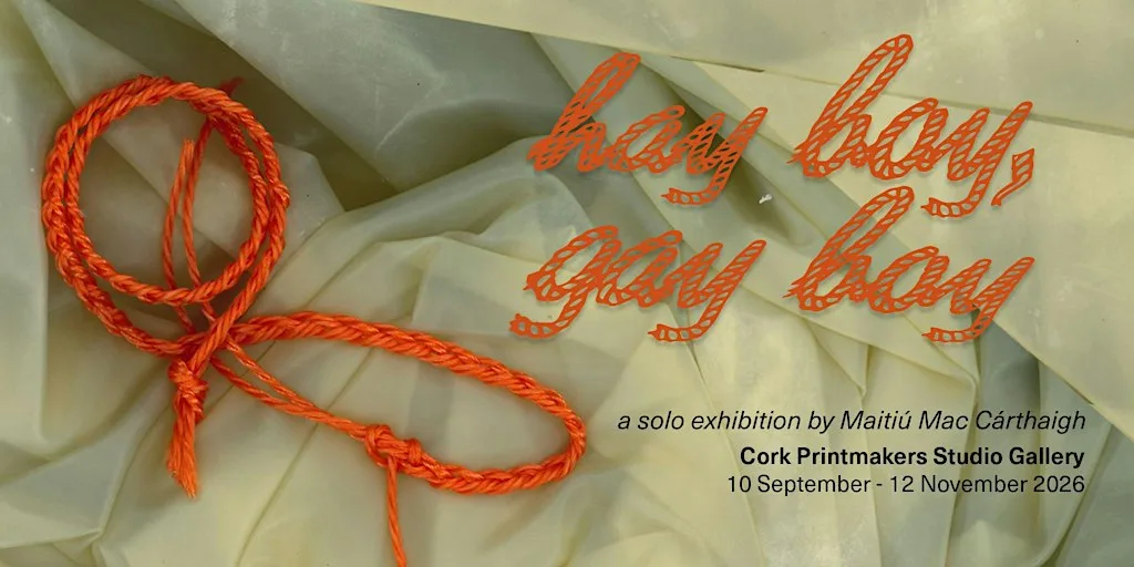 In-Conversation Maitiú Mac Cárthaigh, Artist & Dr. Nessa Cronin at Cork Printmakers Studio Gallery