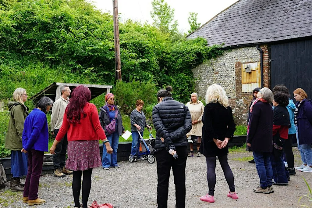 Writing Our Legacy's Art & Nature Weekender at Saddlescombe Farm