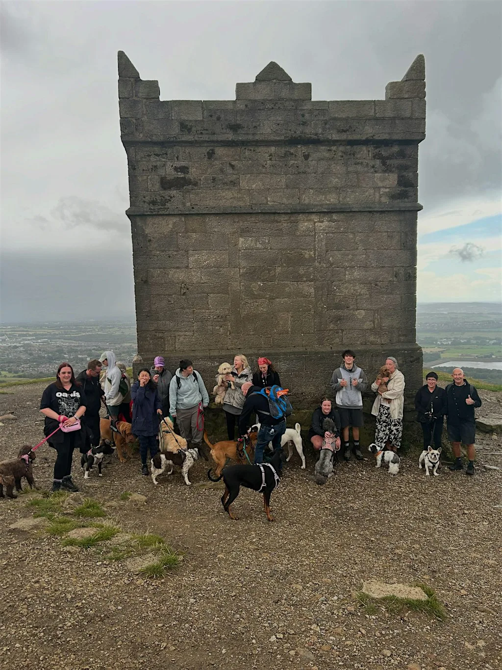 Community group dog walk - Rivington Pike
