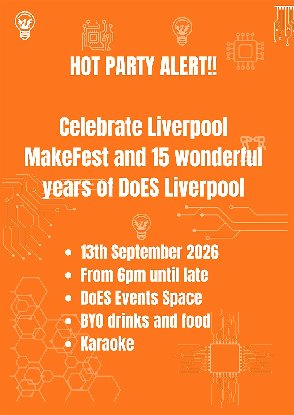 Celebrate 15 years of DoES Liverpool at DoES Liverpool