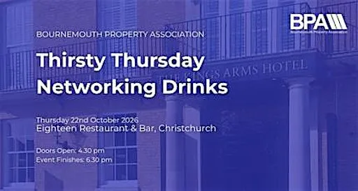 Thirsty Thursday Networking Drinks - All proceeds go to charity at The Kings Arms