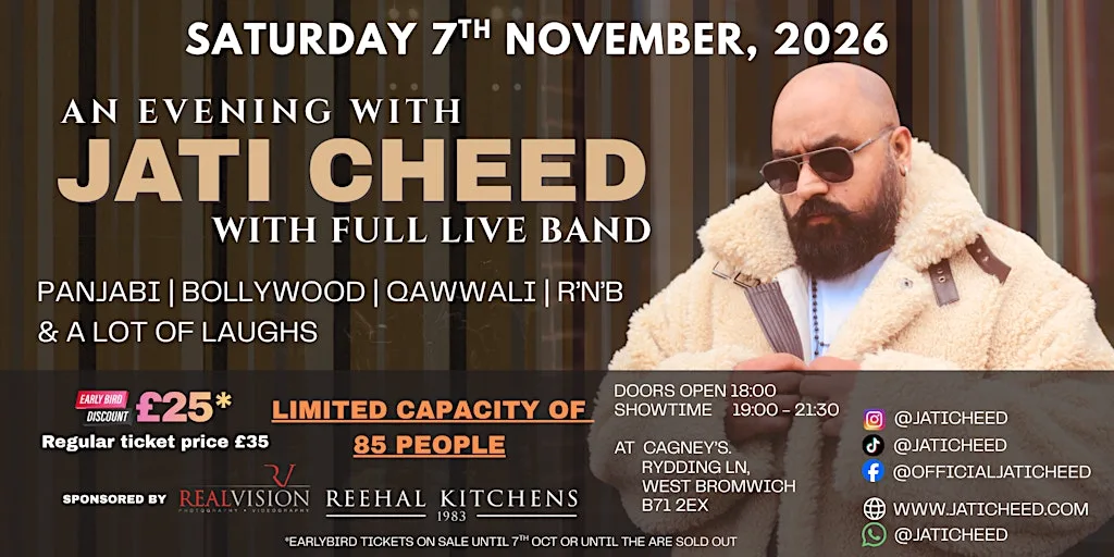 AN EVENING WITH JATI CHEED AND LIVE BAND