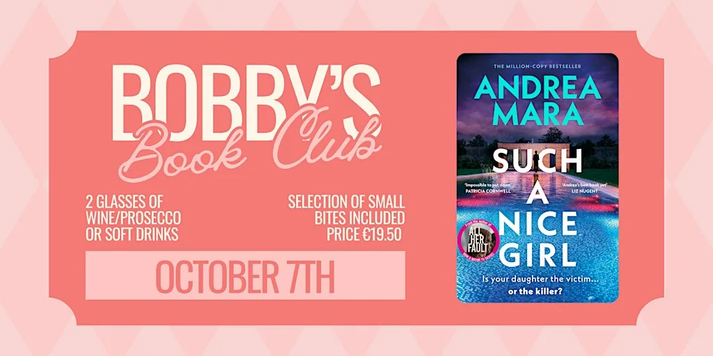 The Bobby's Bubbles & Bites Book Cub at Bobbys Wine bar