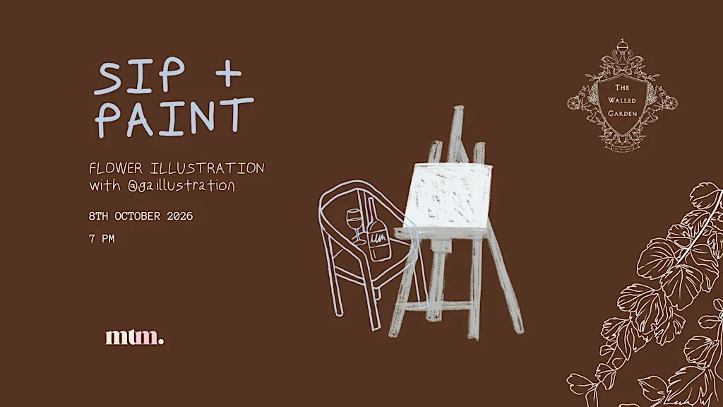 More Than Mum: Sip & Paint with Georgie Adby at The Walled Garden