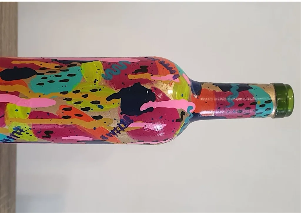 Stratford- upon- Avon Food Festival Wine Bottle Painting Workshop
