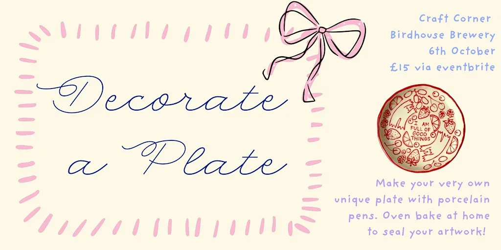 Decorate a Plate at Bird House Brewery