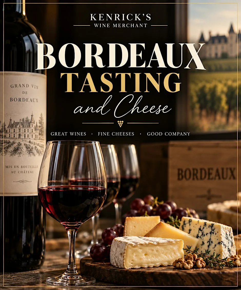 Bordeaux & Cheese Tasting — Sydenham at Kenrick's Wines Sydenham