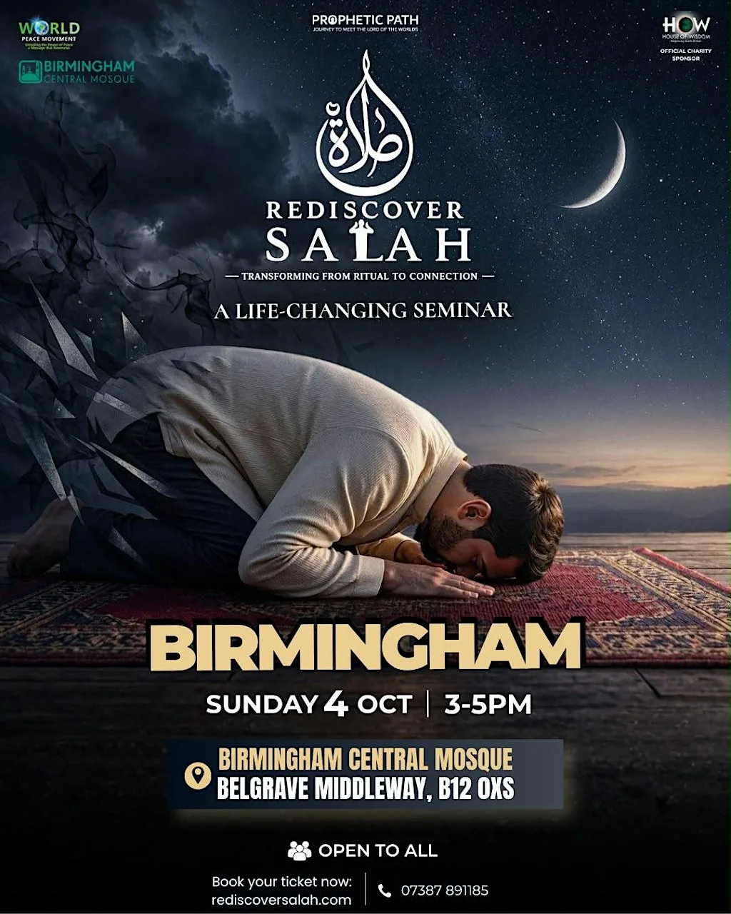 REDISCOVER SALAH — BIRMINGHAM - OPEN TO ALL