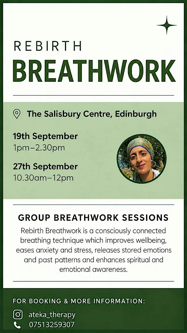 Rebirth Breathwork | Salisbury Centre, Edinburgh