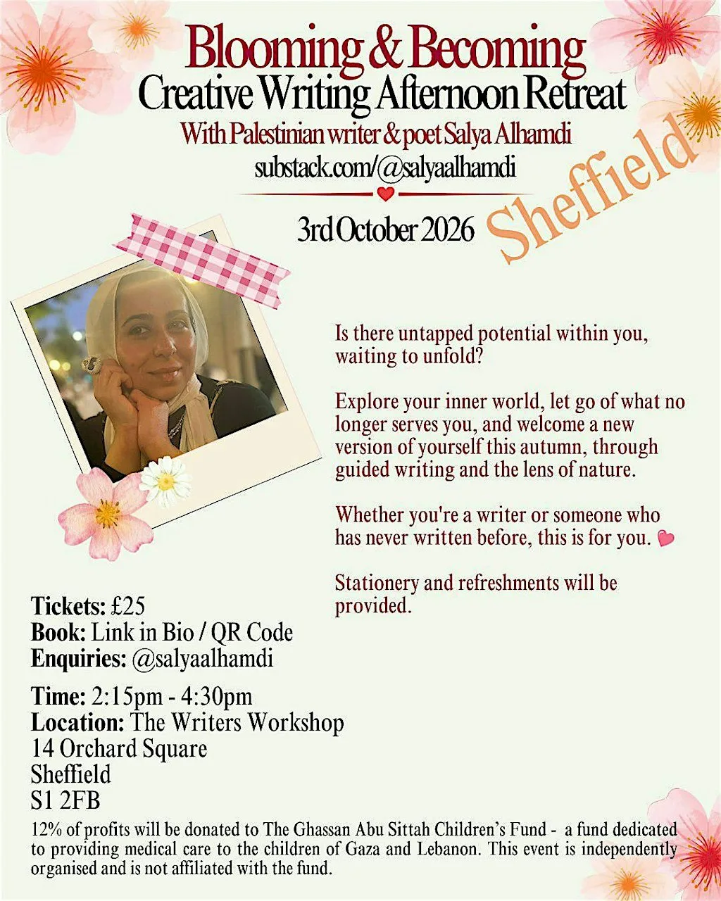 Blooming & Becoming – Creative Writing Afternoon Retreat