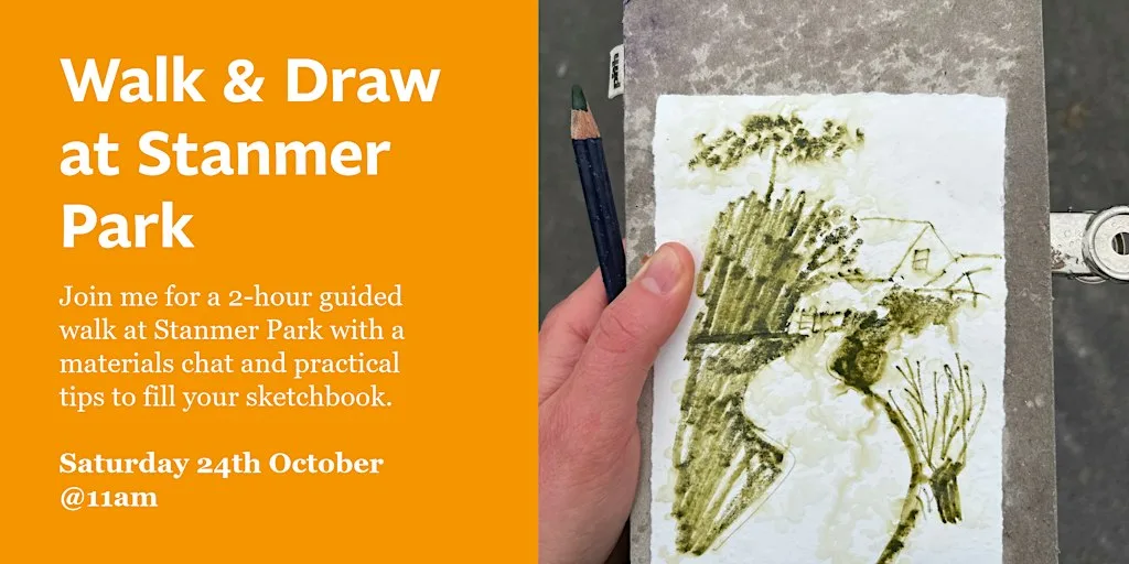 Walk and Draw: Stanmer Park Brighton