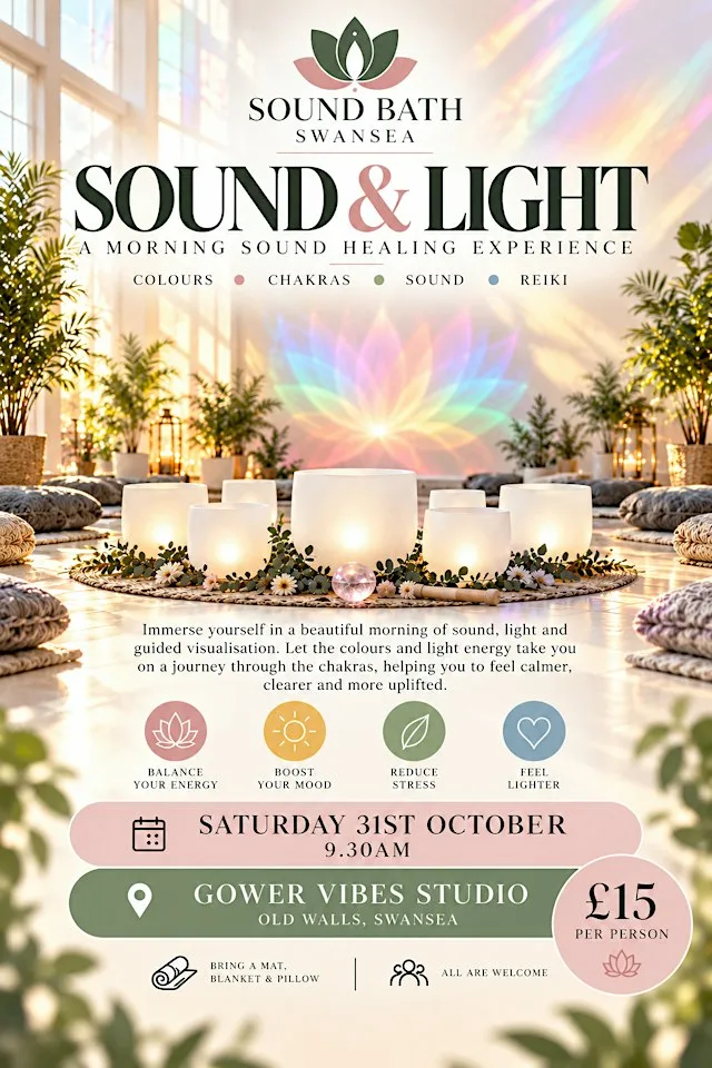 Sound and Light at Gower Vibes Studio Oldwalls