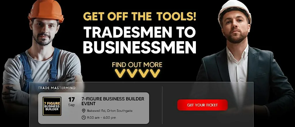 7-Figure Business Builder Event - Trade Mastermind at Bakewell Road