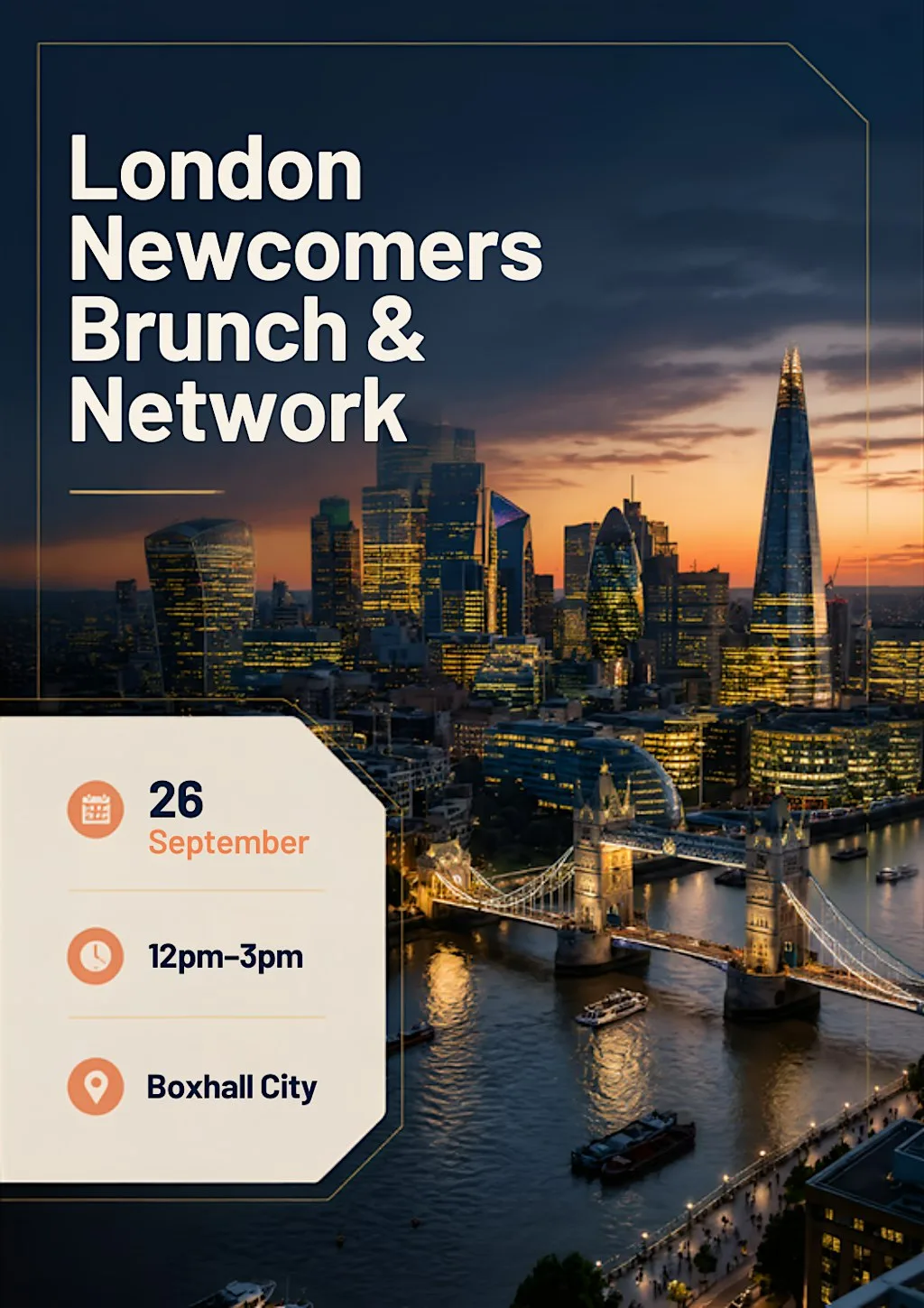 London Newcomers Brunch & Network - Make Friends in London