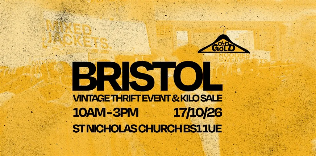 17th October - Bristol's BEST Vintage Thrift Event & Kilo Sale at St Nicholas Church
