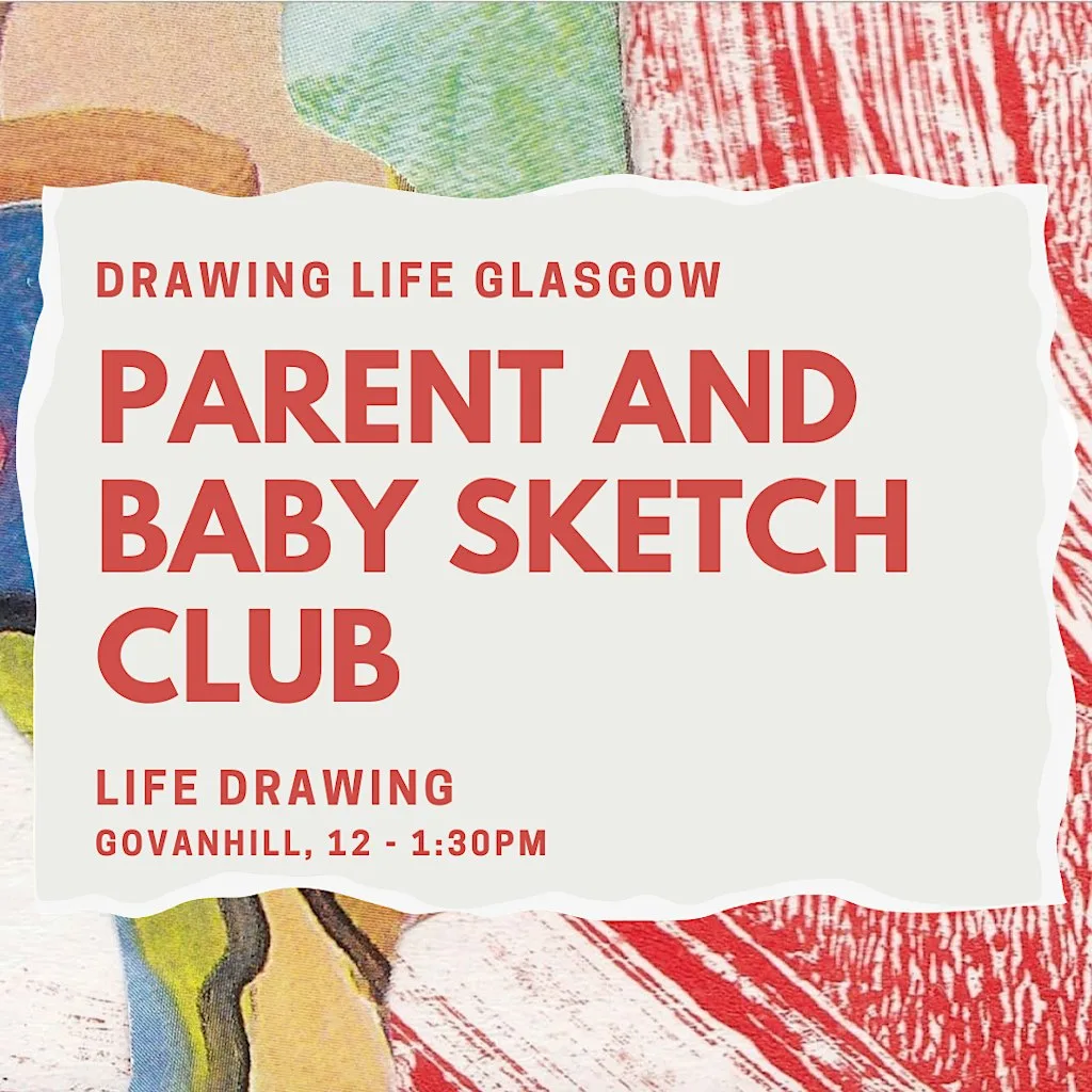 Parent and Baby Sketch Club Wednesdays at Govanhill Neighbourhood Centre