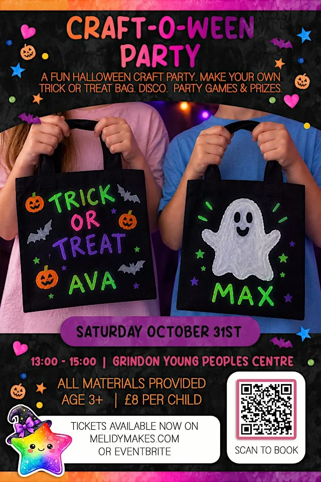 KIDS CRAFT HALLOWEEN PARTY