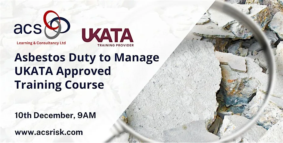 Asbestos Duty to Manage UKATA Approved Course