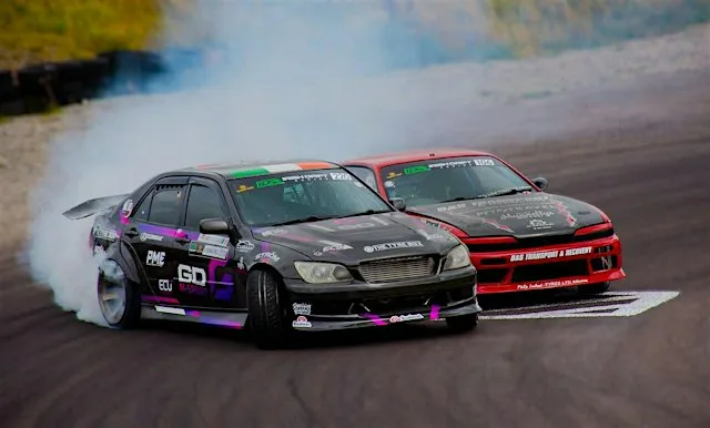 Irish Drift Series Round 5 Watergrasshill at Adventure Park at Kartworld